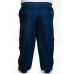 Calça Jeans Cargo com Elástico na Cintura Azul Tradicional