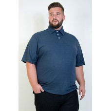 Camiseta Polo Plus Size Petróleo