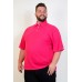 Camiseta Polo Plus Size Pink