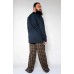 Pijama Xadrez Plus Size Marrom