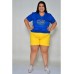 Camiseta Feminina Brasil Strass Bola Azul