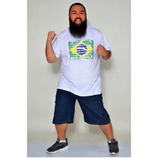 Camiseta Brasil Plus Size Hino