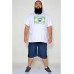 Camiseta Brasil Plus Size Hino