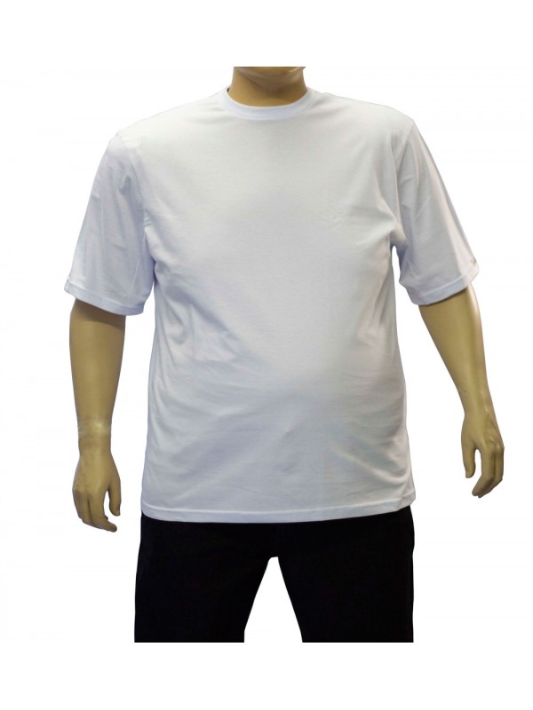Camiseta Básica Plus Size Branca