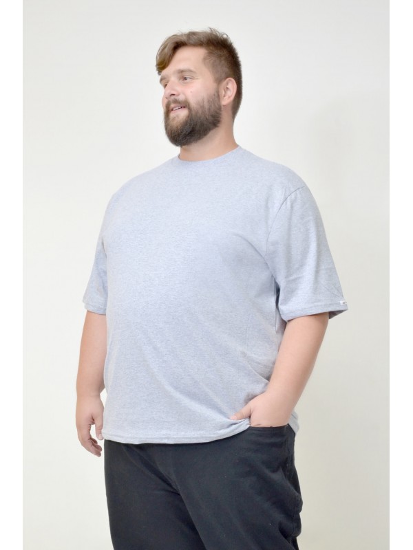 Camiseta Básica Plus Size Mescla