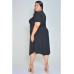 Vestido Midi Amplo Preto 